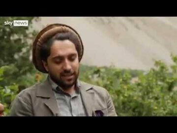 مصاحبه احمد مسعود به زبان انگلیسی درباره افغانستان و درباره طالبان